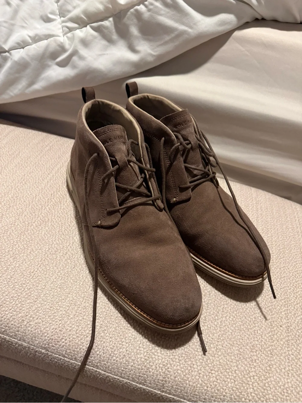 Cole Haan size 13 grand zero boots. Waterproof